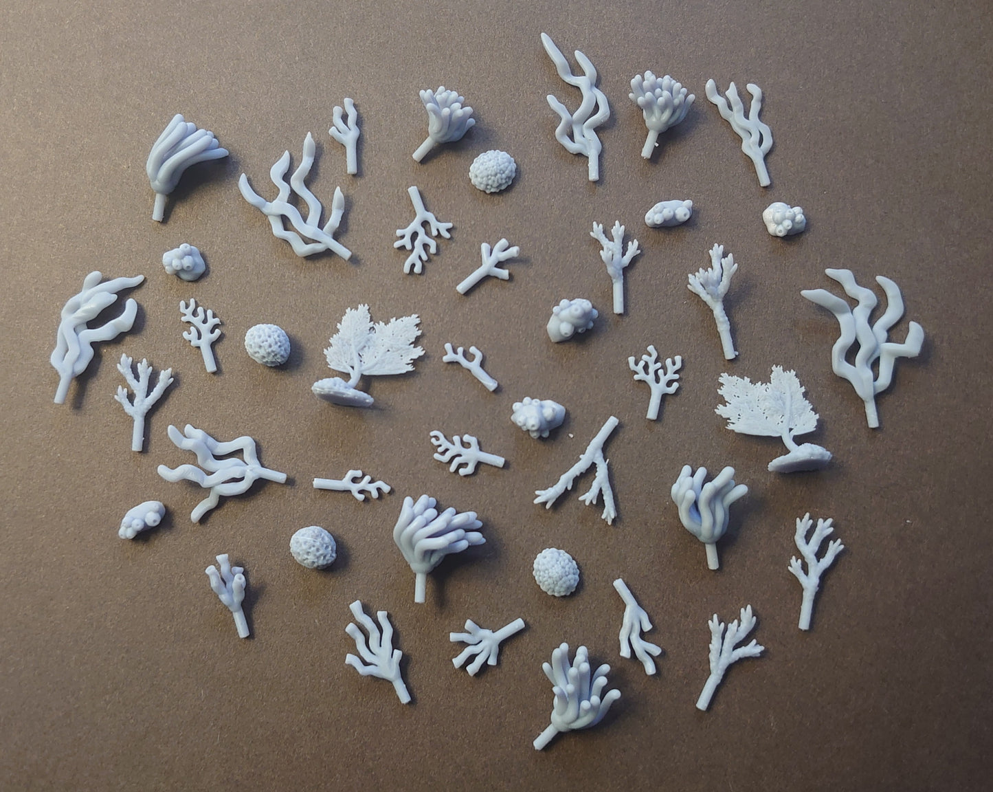 Coral set 3D Printed Miniature Basing Scatter