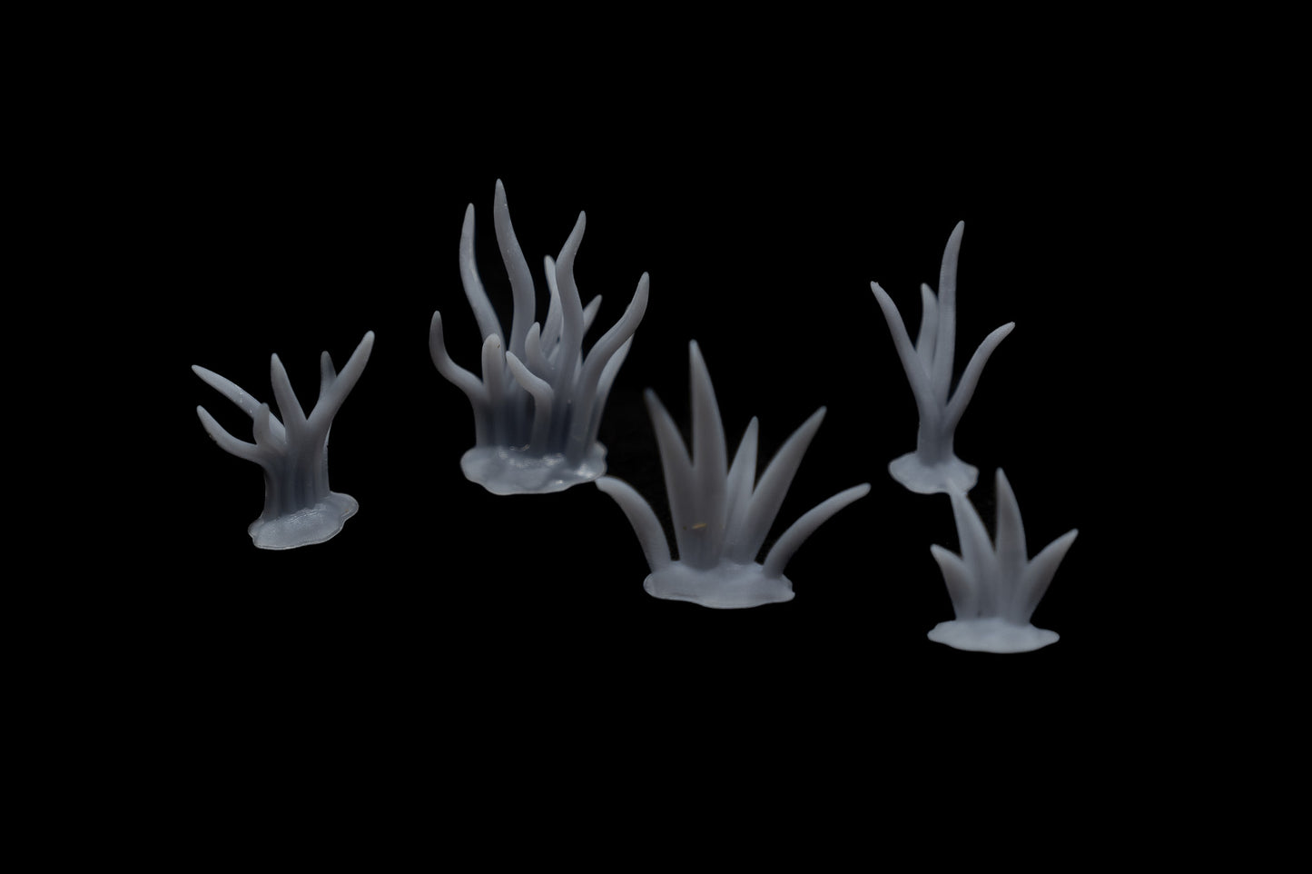 Wavy grass set 3D Printed Miniature Basing Scatter