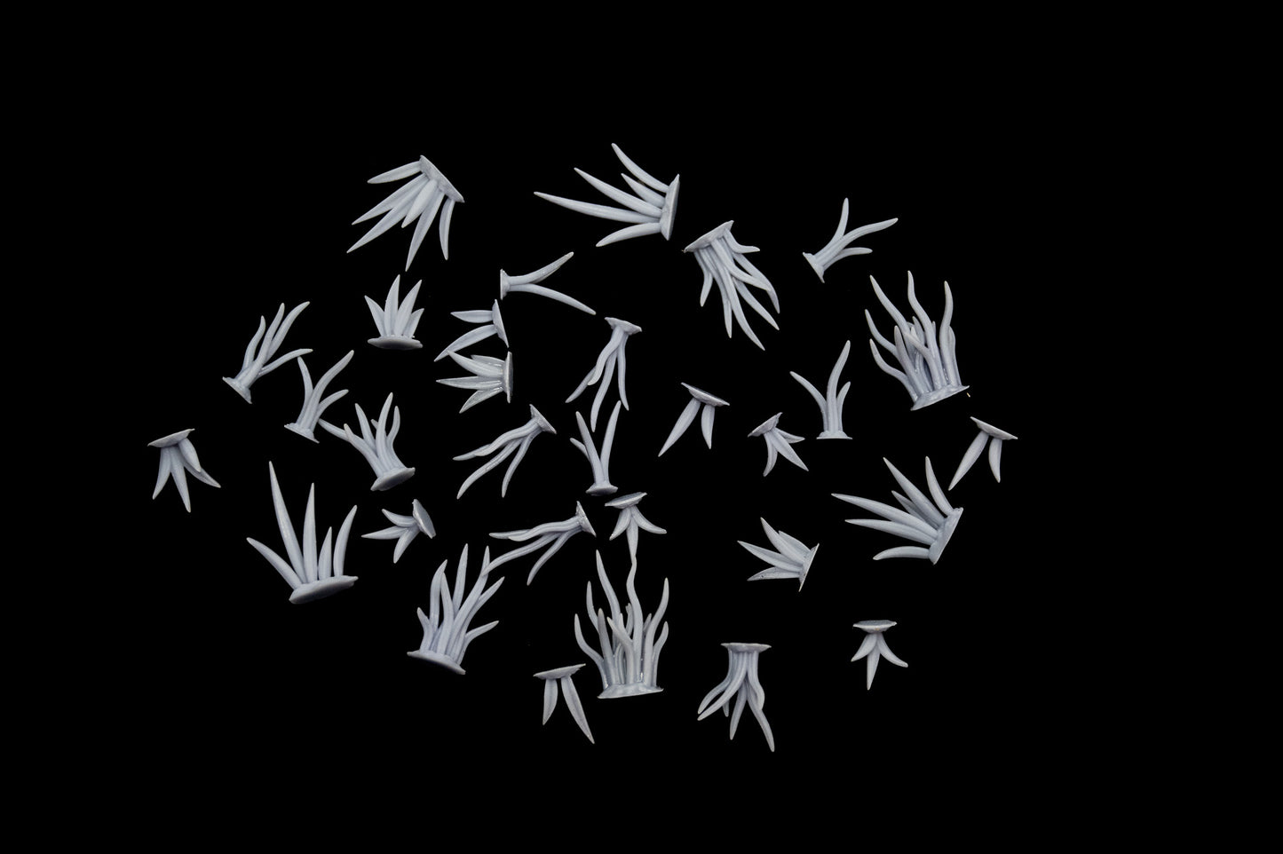 Wavy grass set 3D Printed Miniature Basing Scatter