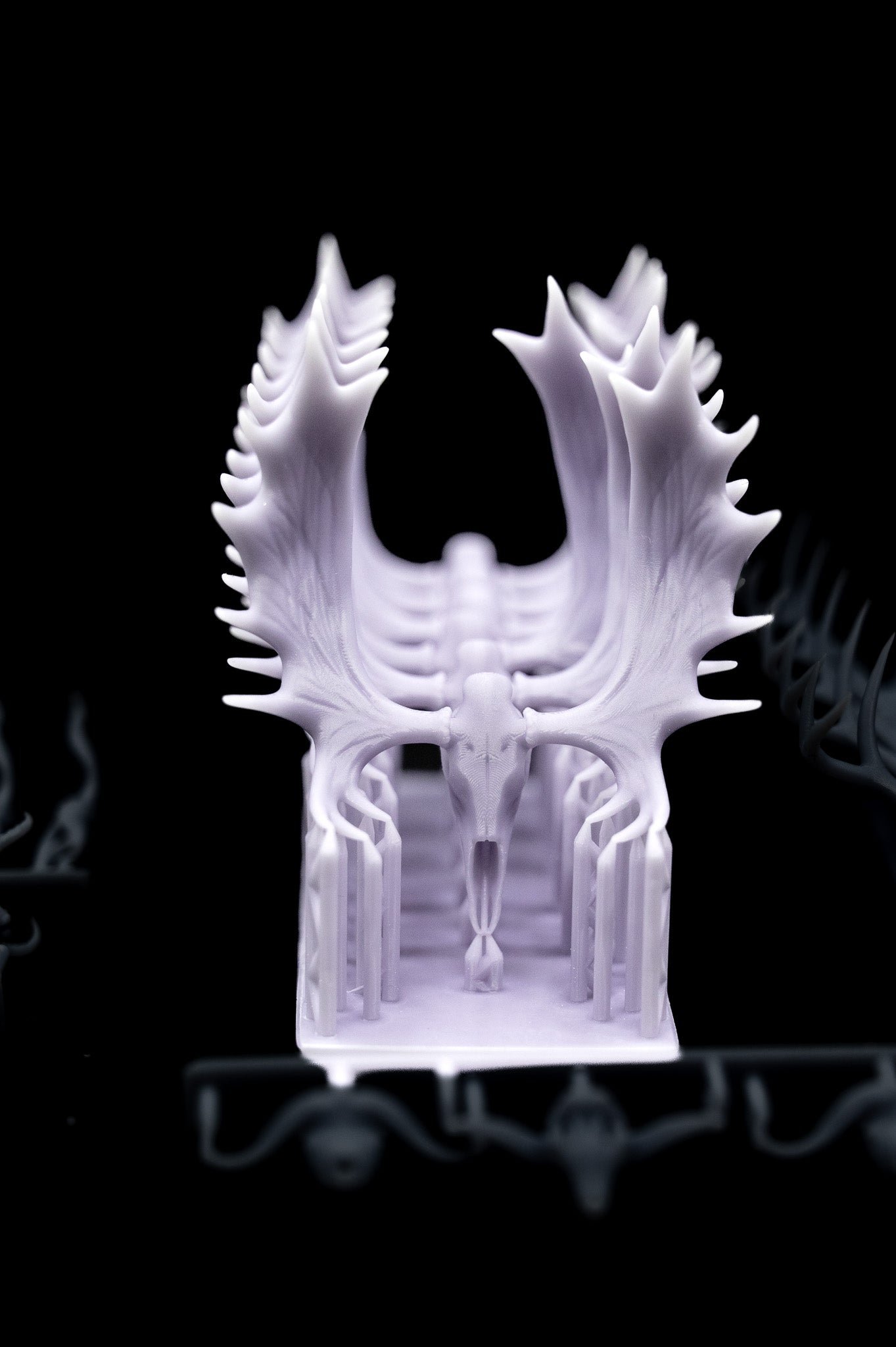 Antler Skulls set 3D Printed Miniature Basing Scatter