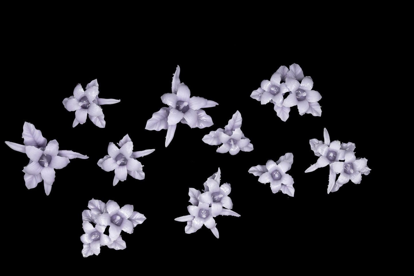 Hibiscus Flower set 3D Printed Miniature Basing Scatter