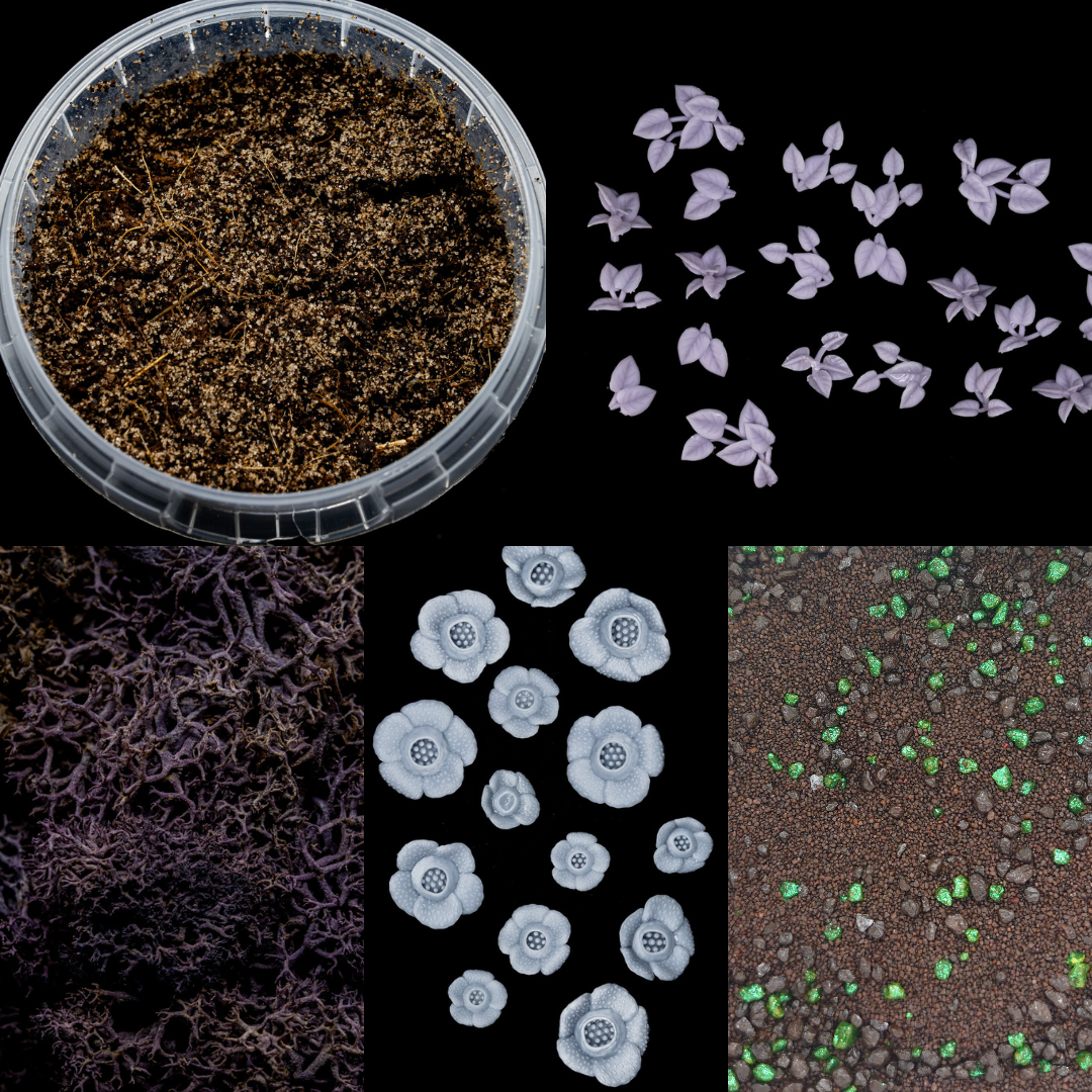 Jungle Bundle 2 Miniature Scatter Terrain and Basing materials