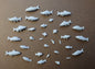 River Fish set 3D Printed Miniature Basing Scatter