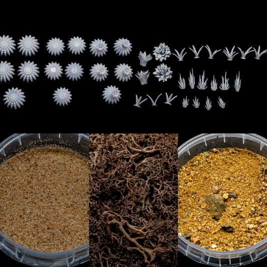Arid Bundle Miniature Scatter Terrain and Basing materials