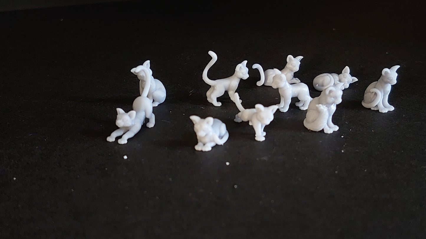 Cat Set Miniature Basing Scatter