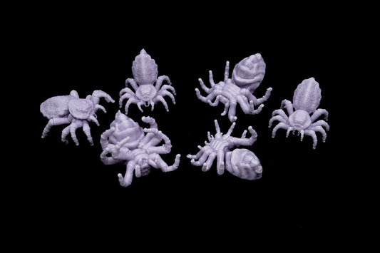 Forest Spiders 3D Printed Miniature Basing Scatter