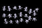 Bromeliad Flower (Guzmania) set 3D Printed Miniature Basing Scatter