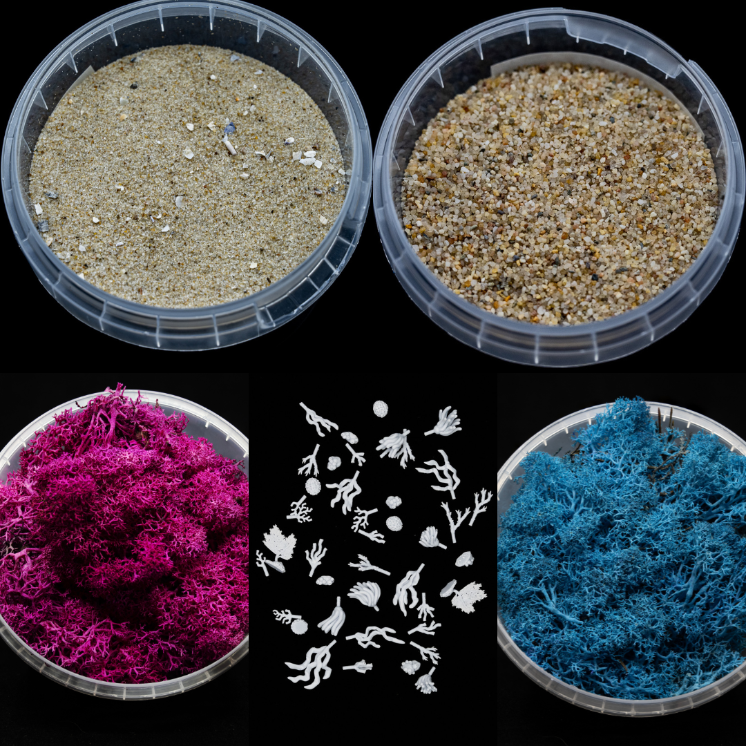 Ocean Bundle Miniature Scatter Terrain and Basing materials